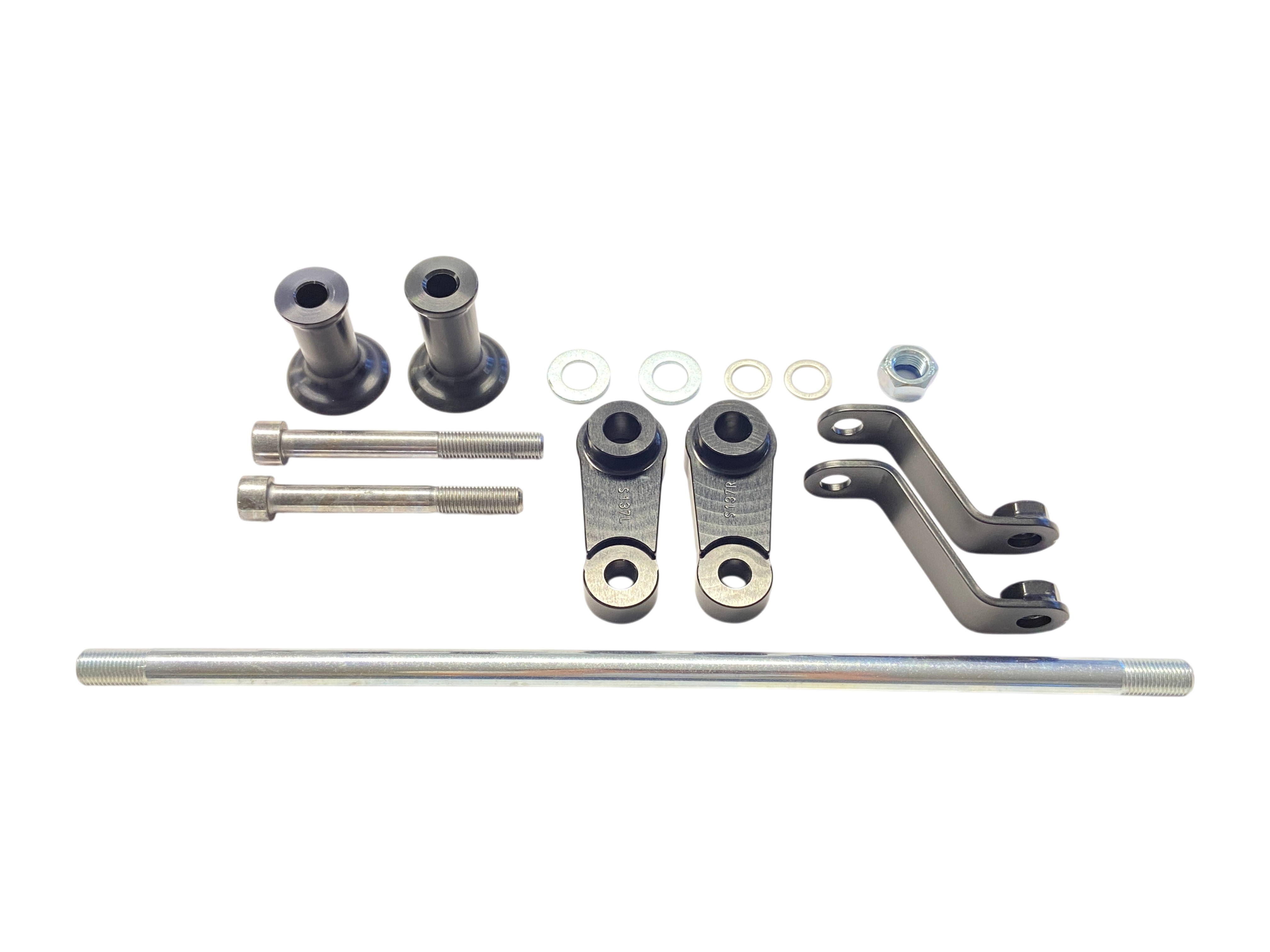 LSL Kit de Montaje de Topes Anticaída para Suzuki SFV650 Gladius, para 2009-2015, SV650, 2016- (RA), negro