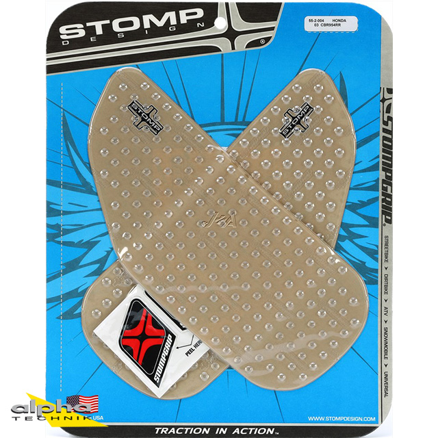 Stompgrip transparente, Volcano, para Honda CBR954RR, 2002-2003