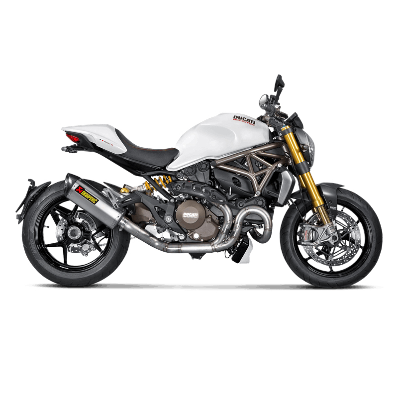 Akrapovic Tubo de Conexión (Titanio) sistema de escape para Ducati Monster 1200R 2017-2020 Monster 1200 / 1200 S 2017-2020 Monster 821 2014-2020