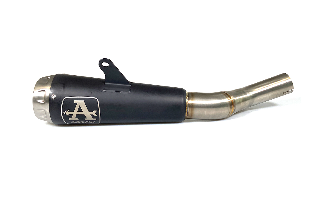 Escape ARROW DARK PRO-RACE para Honda CB500X 2019-. Acero inoxidable negro