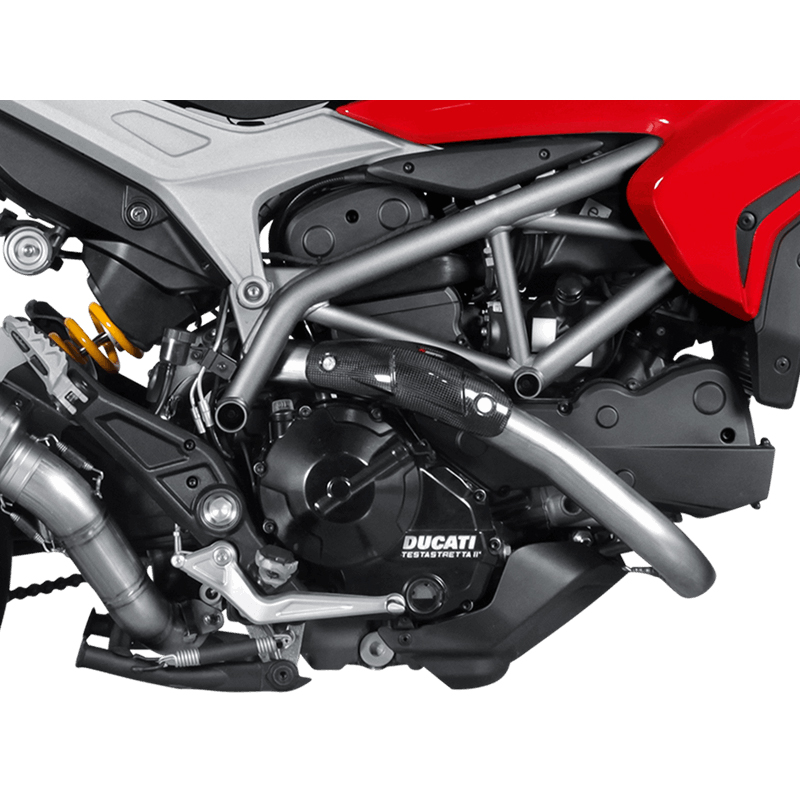 Akrapovic Protector térmico (Carbono) sistema de escape para Ducati Hypermotard / Hyperstrada modelos 2013-2018