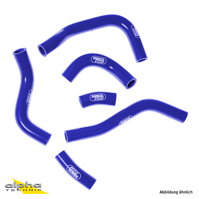 SAMCO SPORT Kit de Mangueras de Silicona Diseño OEM Azul para Honda CRF450R Año del Modelo 2013-2014
