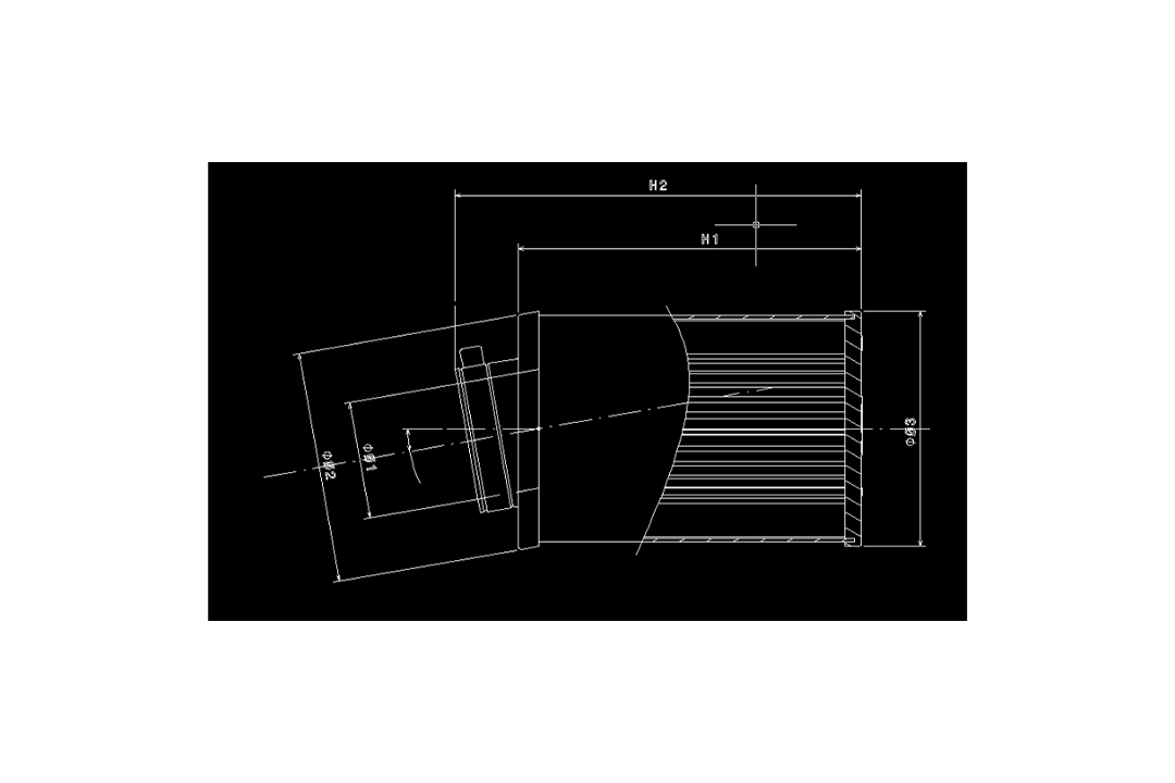 Filtro de aire deportivo universal cónico BMC 65 mm x 128 mm