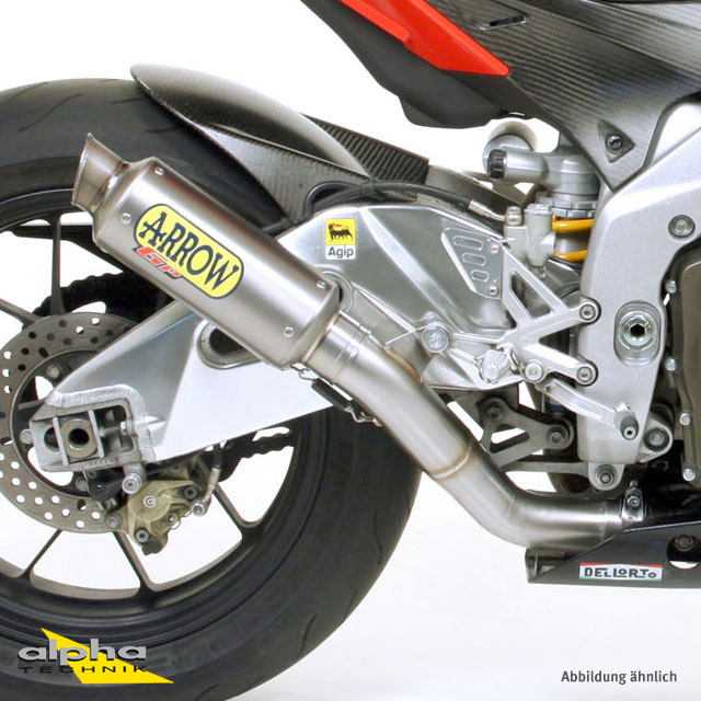 ARROW Escape de Competición GP2 para Aprilia RSV4 2009- de Titanio