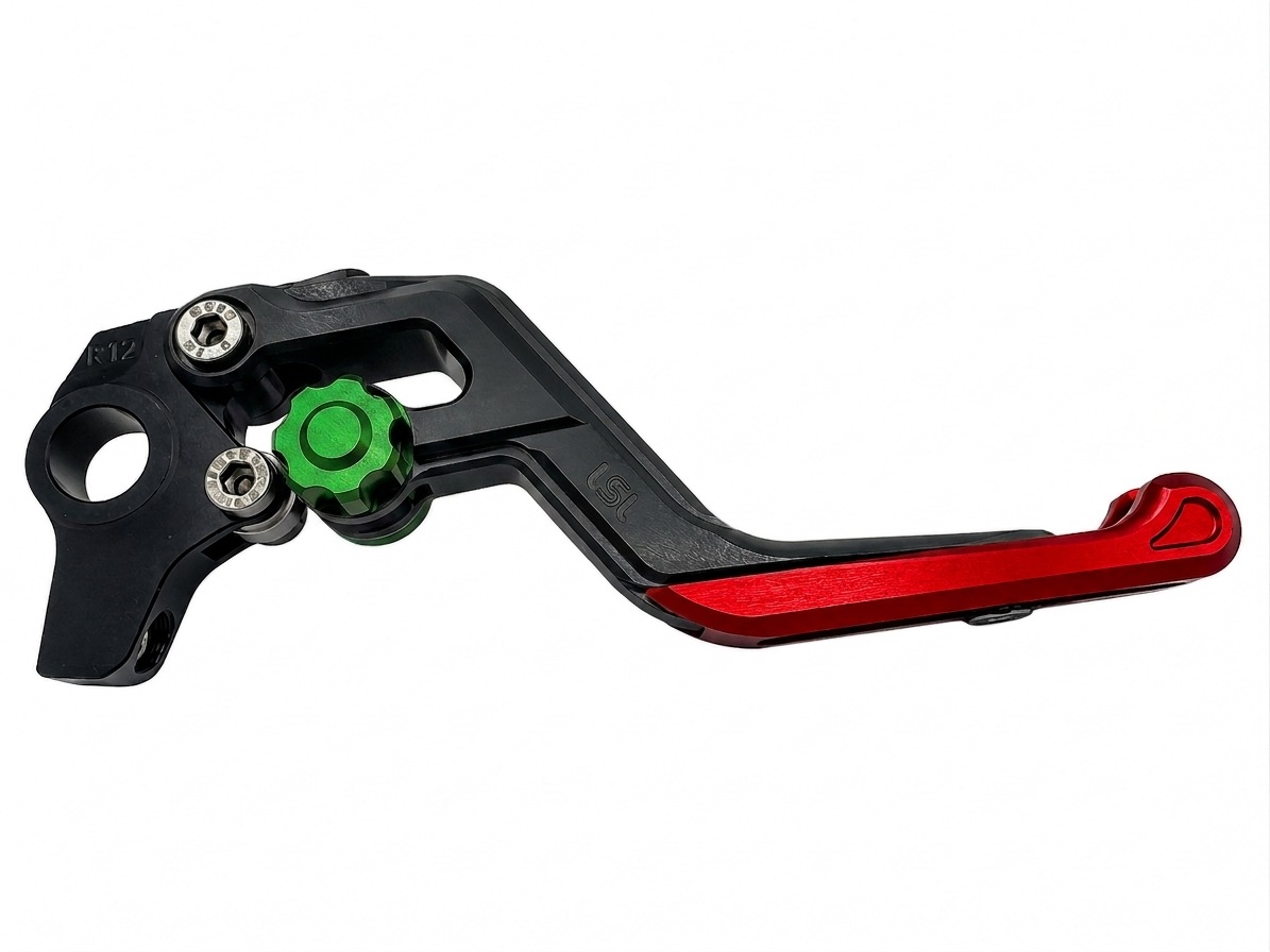 Maneta de freno LSL ERGONIA R23R Negro/Verde/Rojo