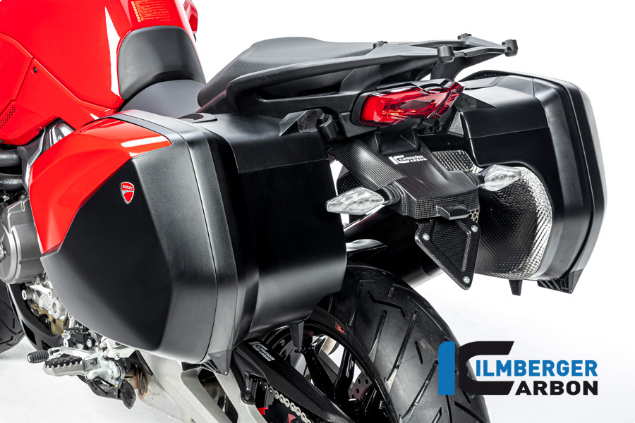 Soporte de matrícula de carbono Ilmberger, mate, Ducati Multistrada V4 2020-