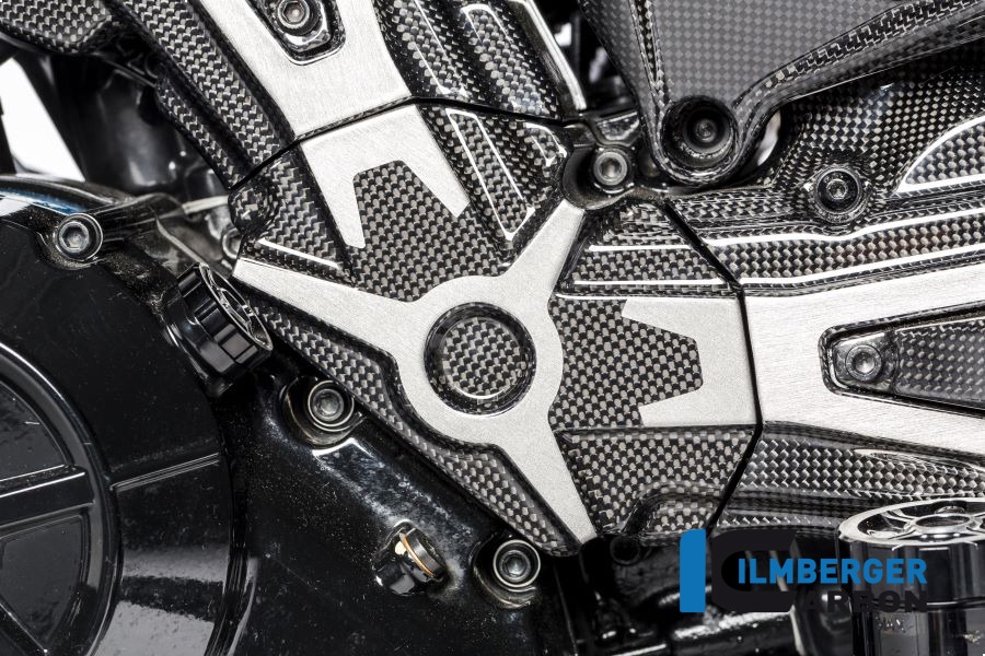 Ilmberger Carbon correa dentadaabd. con embellecedores brillantes