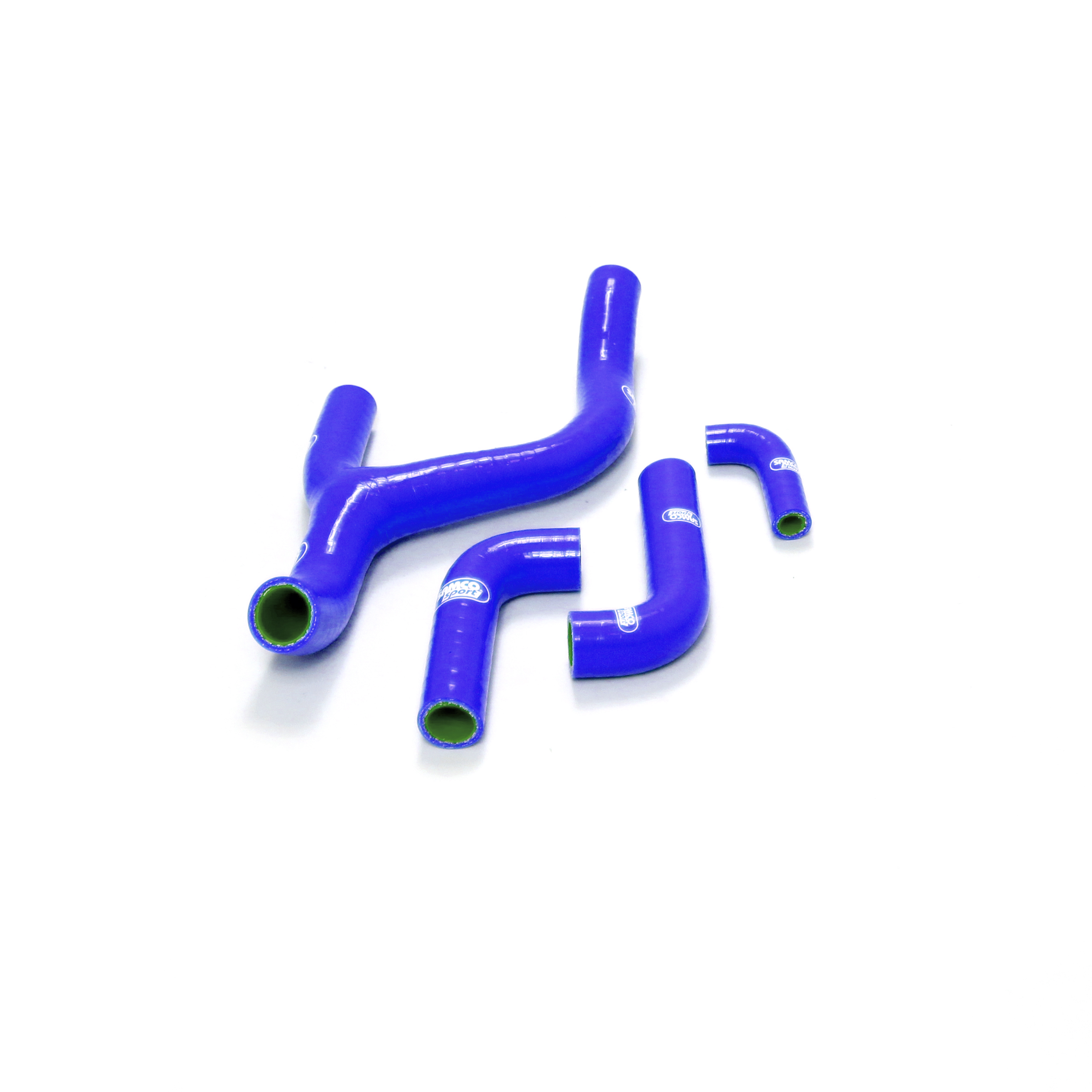 SAMCO SPORT Kit de mangueras de silicona con conexión en Y - Diseño Race azul para KTM 250 350 XCF-W EXC-F Husaberg FE250 FE350 Husqvarna FE250 FE350 2012-2016