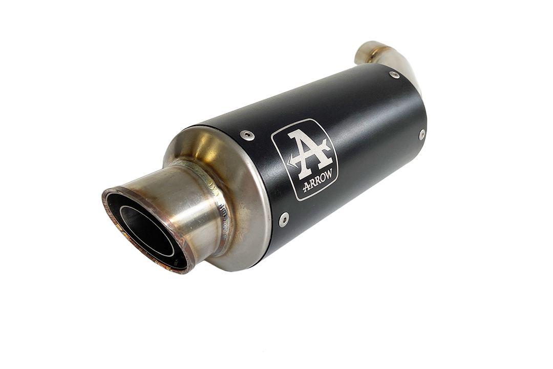 ARROW Escape DARK GP2 de Acero Inoxidable para Husqvarna Svartpilen 401 / Vitpilen 401