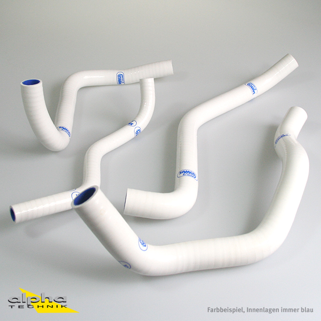 Kit de mangueras de silicona SAMCO SPORT blanco para Honda CBR500R CB500F CB500X años de modelo 2013-2024