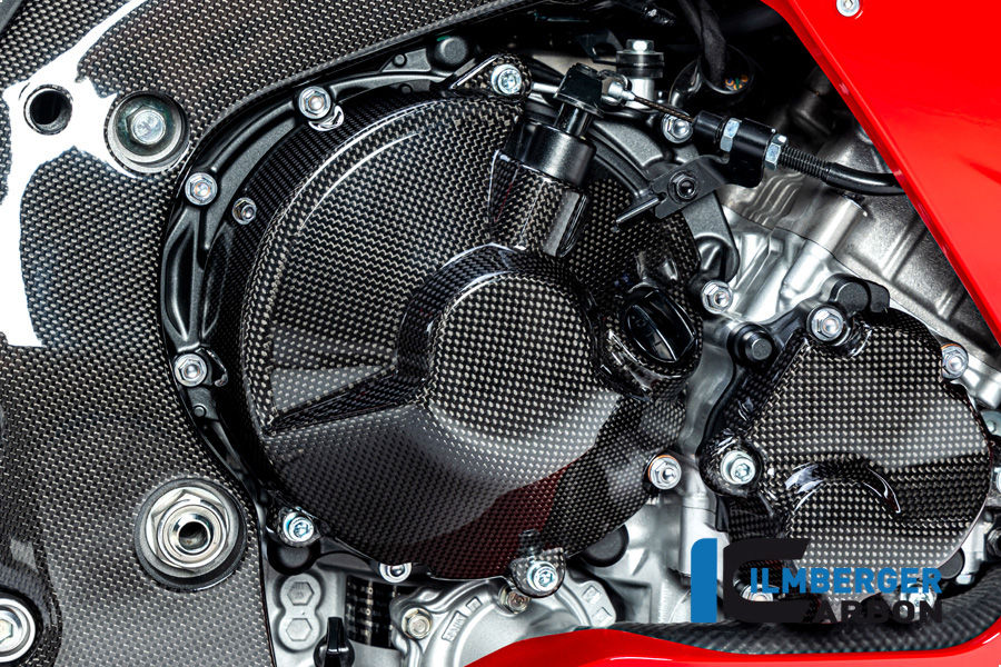 Ilmberger Carbon tapa de embrague cubierta, brillante, para Honda CBR1000RR-R/SP 2020-