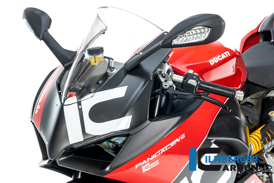 Ilmberger Carbon Parte de Carenadoarriba, mate, Ducati Panigale V2 2020-