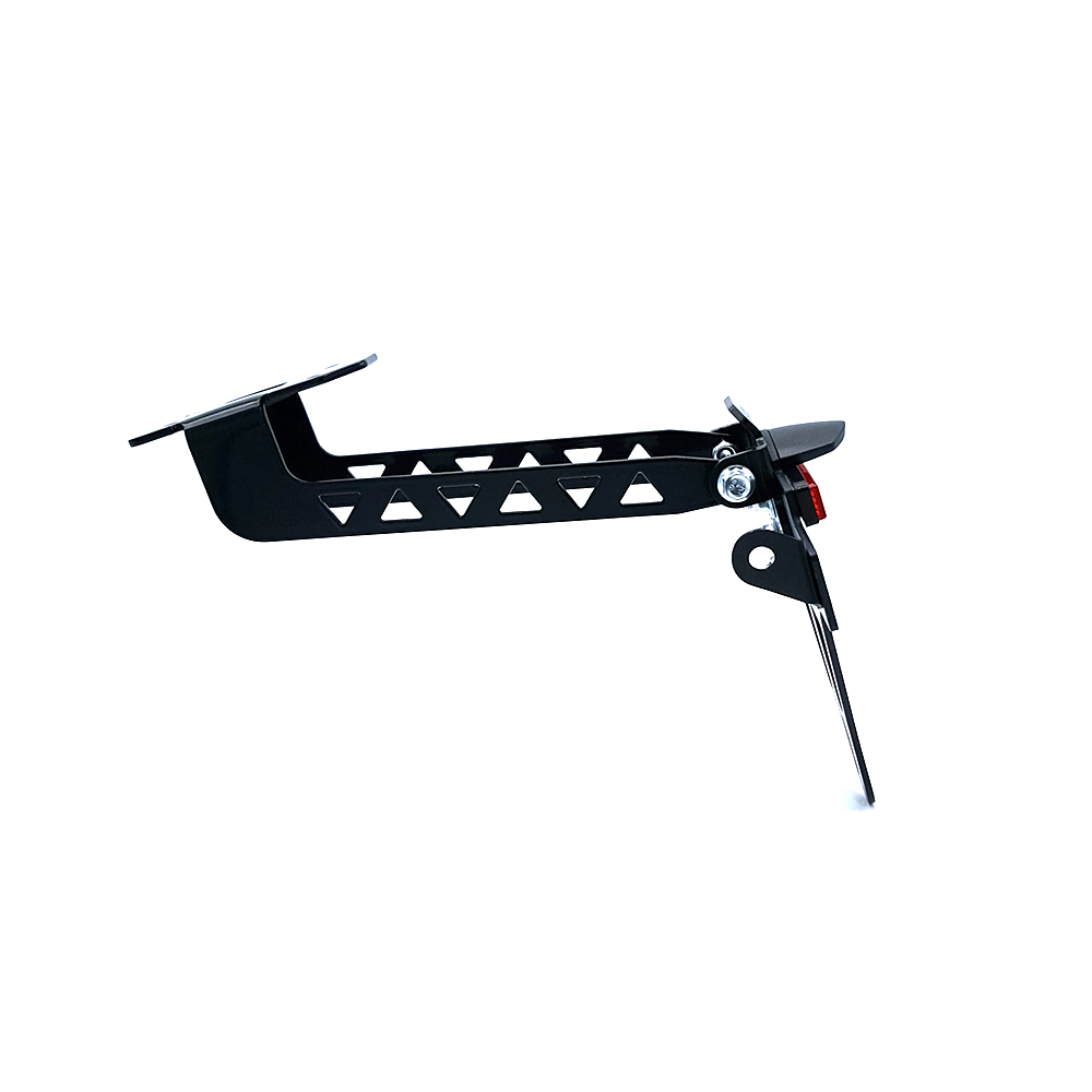 Soporte de matrícula alpha Technik para Kawasaki Versys 1000, Tipo LZT00C, a partir del año de modelo 2019 - y Versys 1100, Tipo LZT10A, año de modelo 2025-