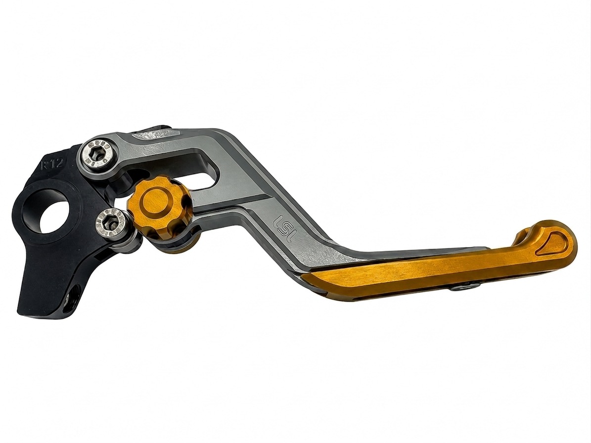 Maneta de freno LSL ERGONIA R18R Plata/Oro/Oro
