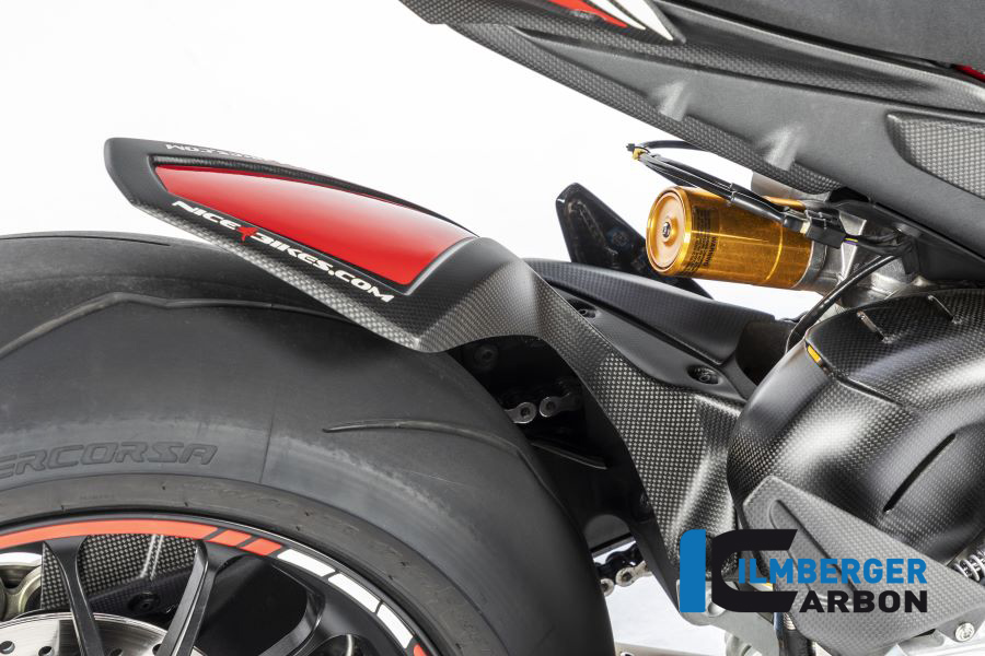 Guardabarros de Carbono Ilmberger trasero mate para Ducati Panigale V4 / V4S a partir de 2018