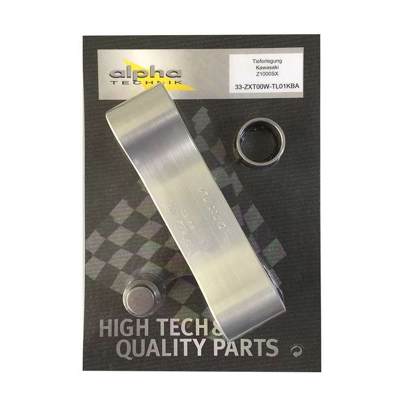 alpha Technik Kit de Reducción de Altura 25mm Kawasaki Z1000SX; Tipo ZXT00W; Año del modelo 2018-