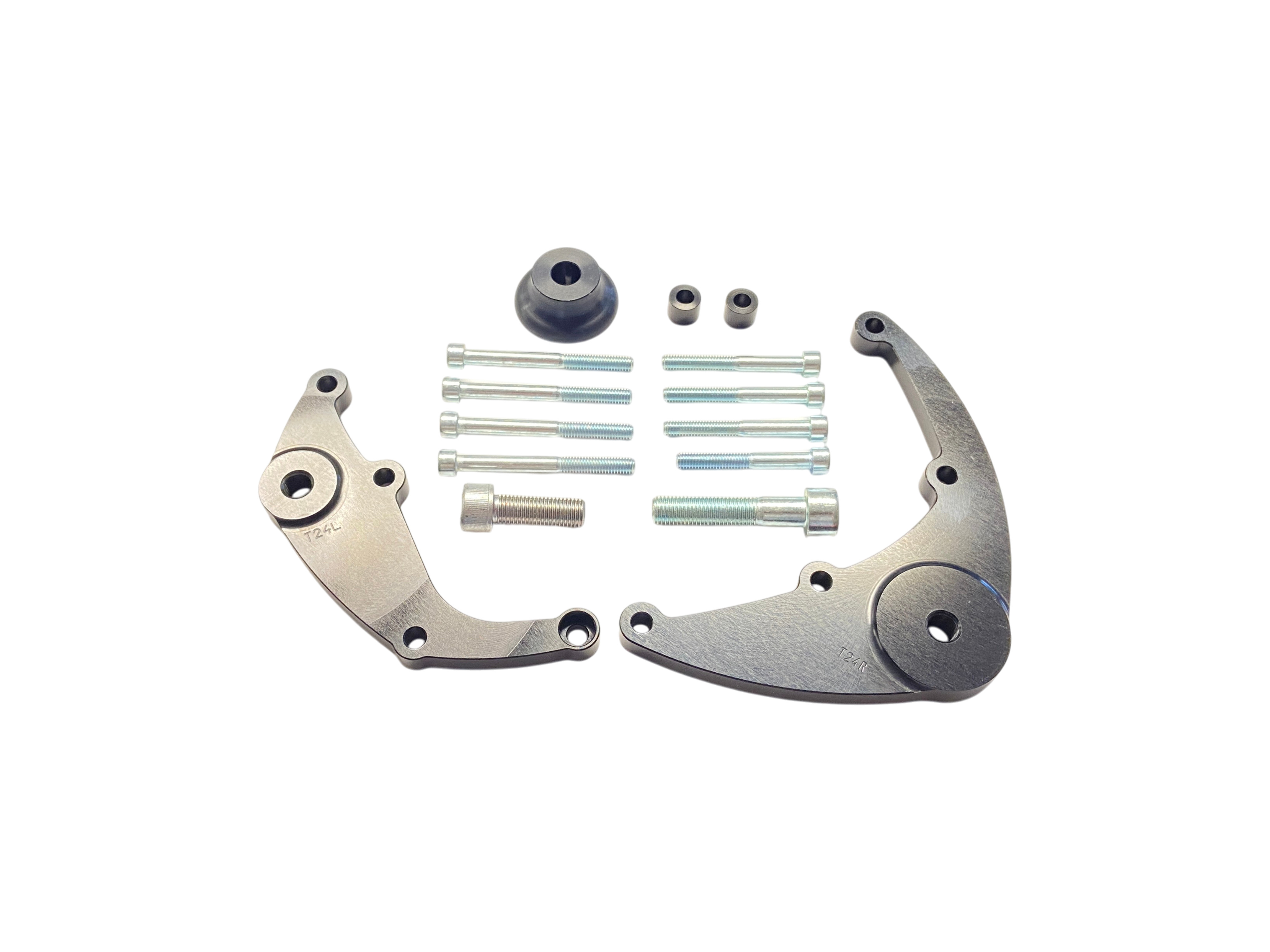 Kit de montaje LSL para protector de caída para Triumph Thruxton/Bonneville, negro