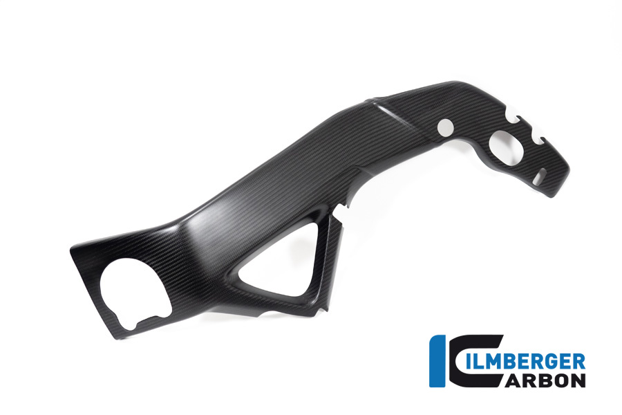 Ilmberger Carbono cubierta de chasis acabado lado izquierdo brillo para Aprilia Tuono V4 2021-