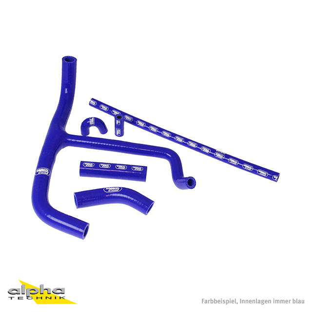 Kit de mangueras de silicona SAMCO SPORT azul para Husaberg FE450 FE550 FE650 FS450 FS550 FS650 años 2004-2008