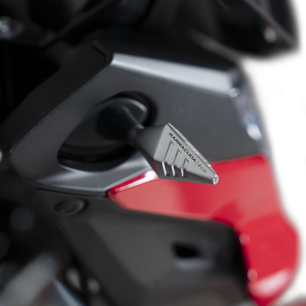 Barracuda luz de intermitente X-LED B-LUX plateado