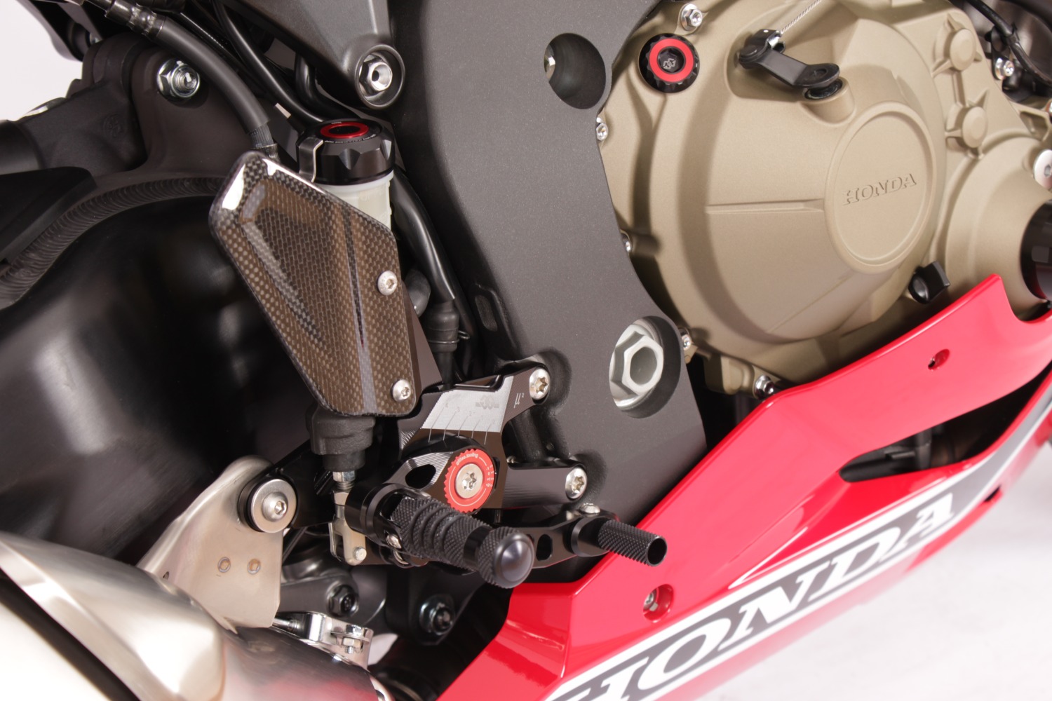 Sistema de reposapiés GILLES MUE2 para Honda CBR1000RR SC77 negro