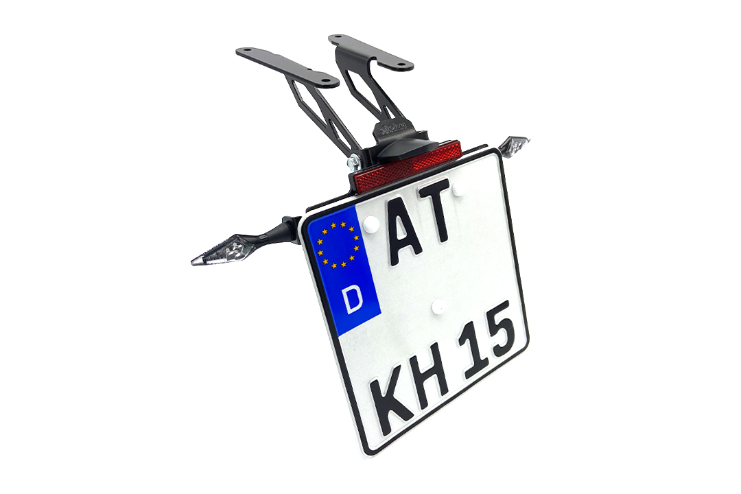 Soporte de matrícula alpha Technik para KTM 390 Adventure a partir del año modelo 2020, Tipo: KTM Is Adventure