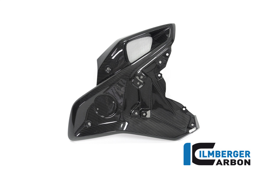 Conducto de aire lado derecho para cubierta original de acero inoxidable de carbono para BMW R 1250 GS a partir de 2019