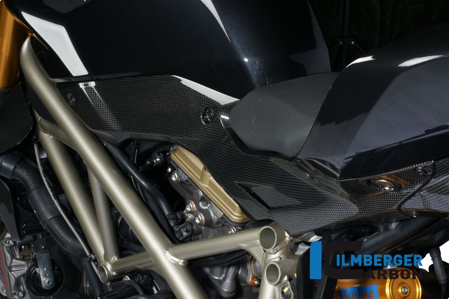 Ilmberger Carbono Tapa lateral bajo el asiento lado izquierdo, Carbono