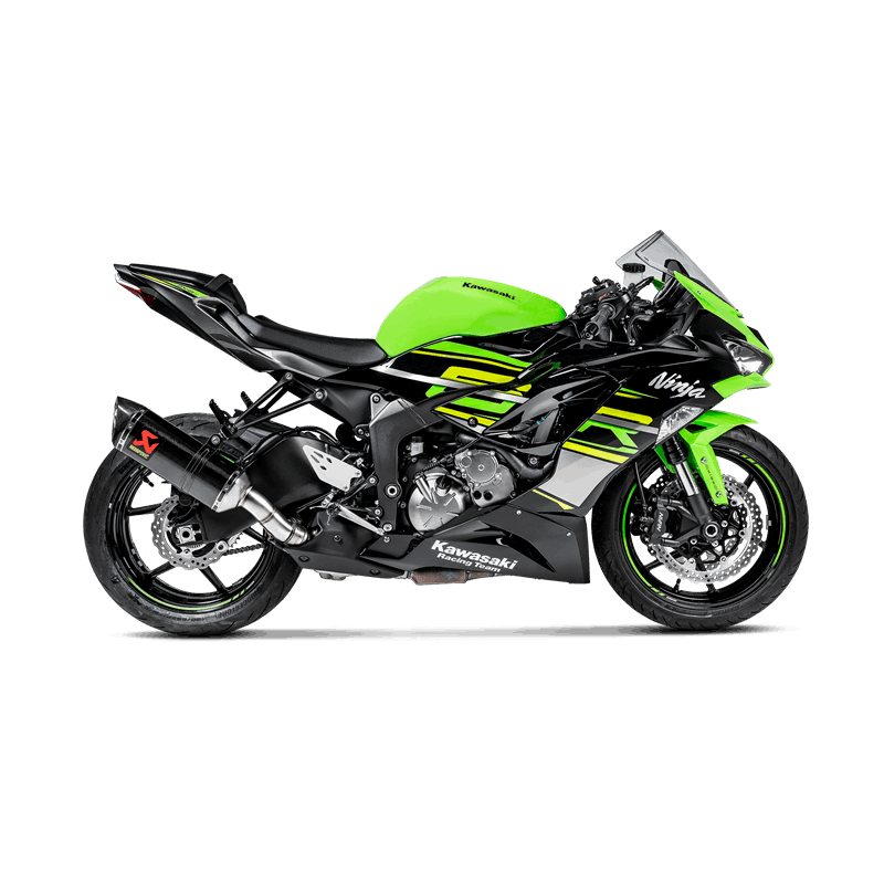 Línea Slip-On Akrapovic (Carbono) para Kawasaki Ninja ZX-6R 2009-2012 / ZX-6R 636 2013-2025