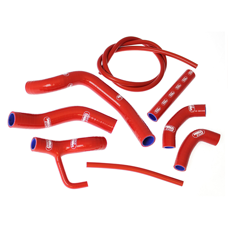 Kit de mangueras de silicona SAMCO SPORT rojo para Ducati Multistrada 1200 S Pikes Peak Touring Granturismo año de modelo 2010-2014