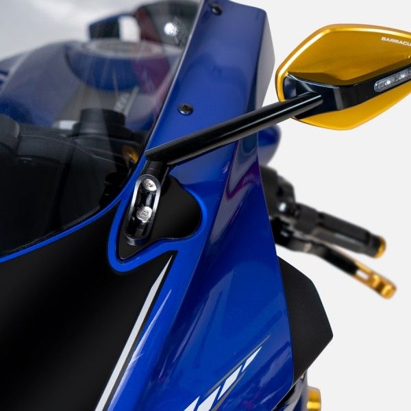 Adaptador de espejo de carenado Barracuda para Yamaha YZF-R6 2017-2018