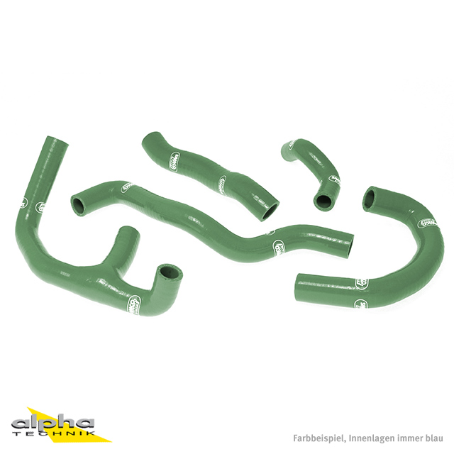 Kit de mangueras de silicona SAMCO SPORT B.R. verde para Aprilia RS250 año de modelo 1994-2003