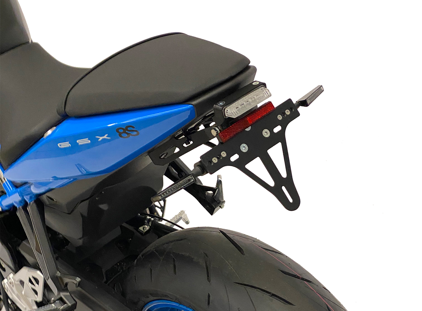 Soporte de matrícula alpha Technik para Suzuki GSX-8S / GSX800 año del modelo 2023-
