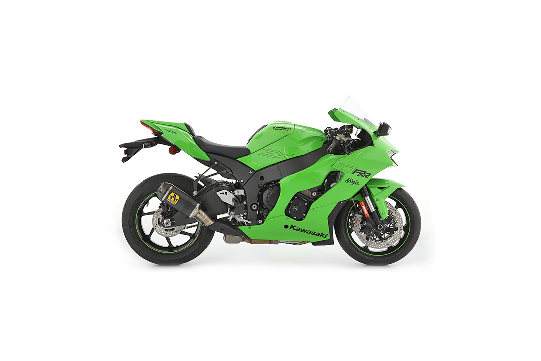 ARROW Silenciador DARK INDY RACE para Kawasaki Ninja ZX10R / RR 2021-, Aluminio negro