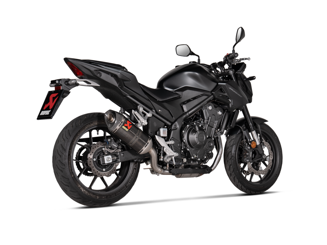 Escape Akrapovic Slip-On Line (Carbon) para Honda CB500 Hornet, CBR500R, NX500 2020-2025