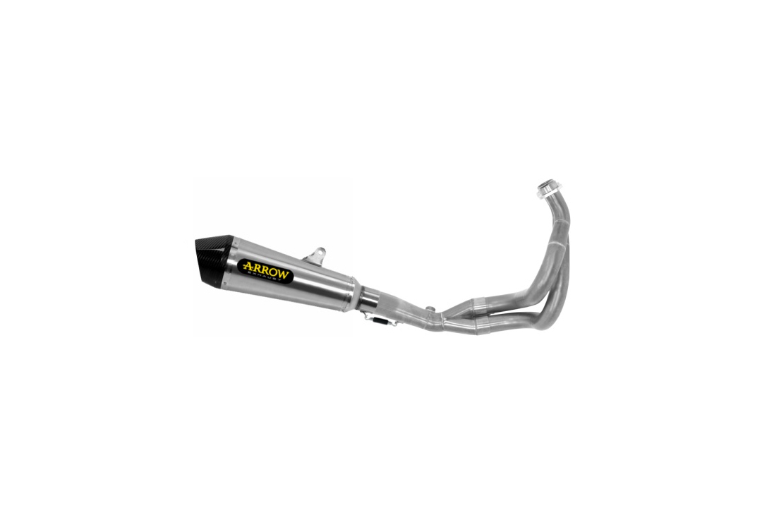 ARROW sistema de escape X-KONE Acero inoxidable para Kawasaki Z650 y Ninja 650 Año del modelo 2021-