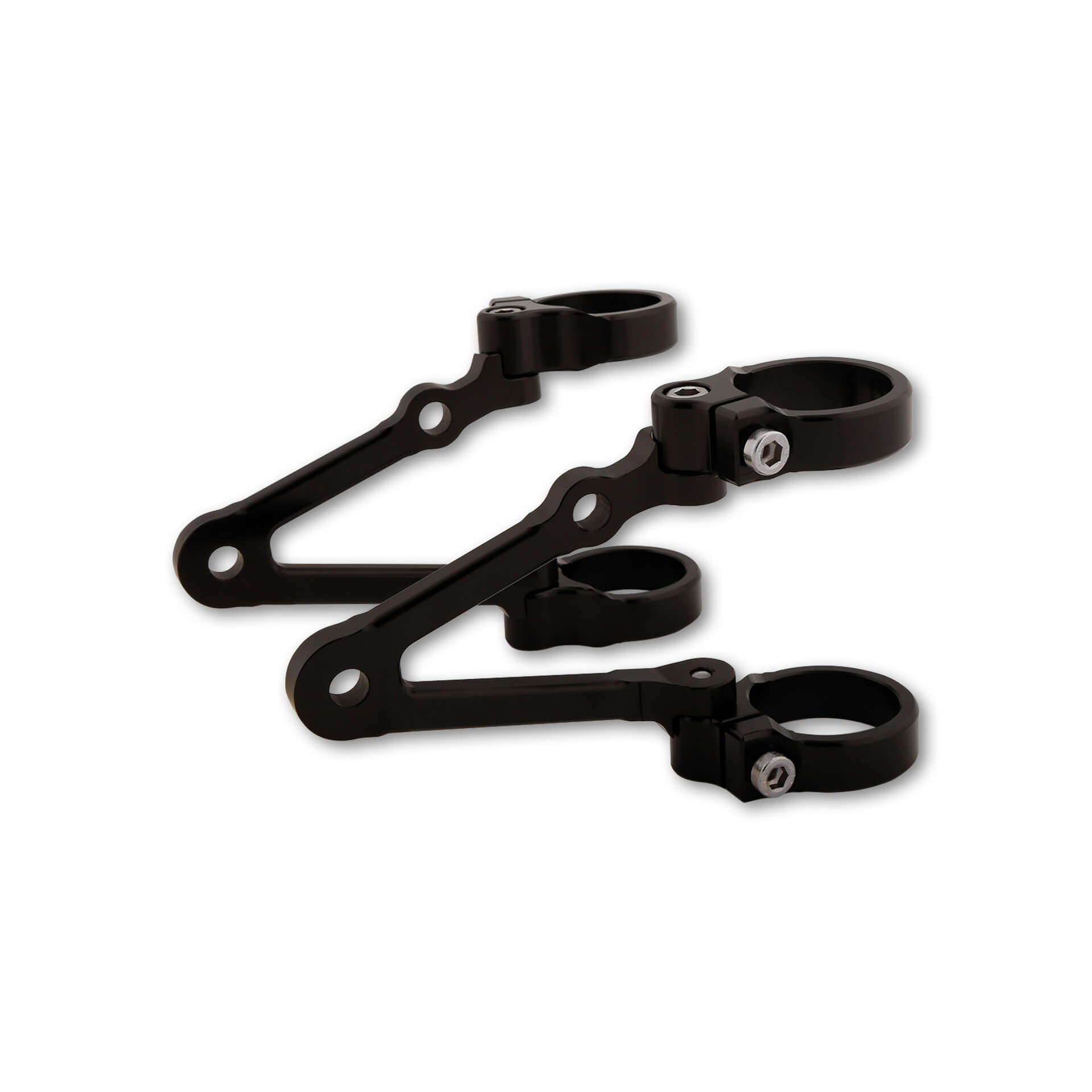 Soporte de faro LSL, giratorio, largo, Ø 41 mm con puntal de 82mm y soporte para luz de intermitente
