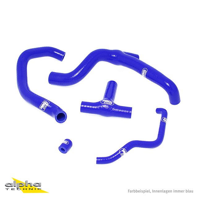 Kit de mangueras de silicona SAMCO SPORT azul para Husaberg FE390 FE450 FE550 FE650 FS450 FS550 FS650 FX390 450 550 650 Año de modelo 2009-2012
