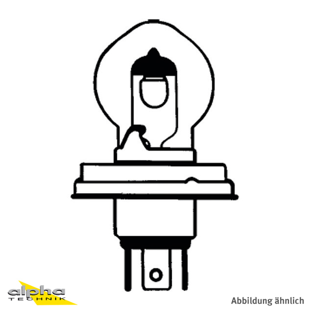 LÁMPARA 12V 75/75W POR45T G40X75 C-8/S-2 VERSIÓN: AMARILLO