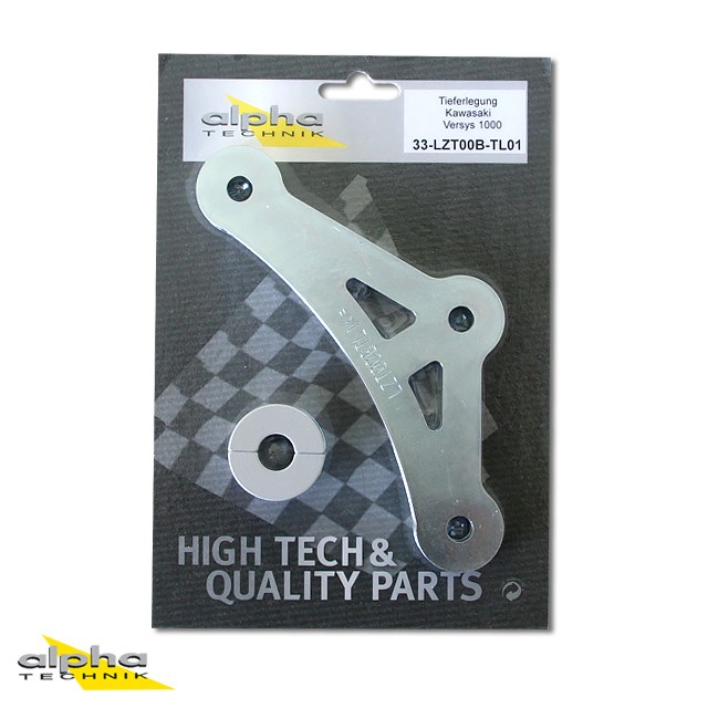 Kit de descenso alpha Technik de 35mm para Kawasaki Versys1000; Tipo LZT00B; Año del modelo 2015-