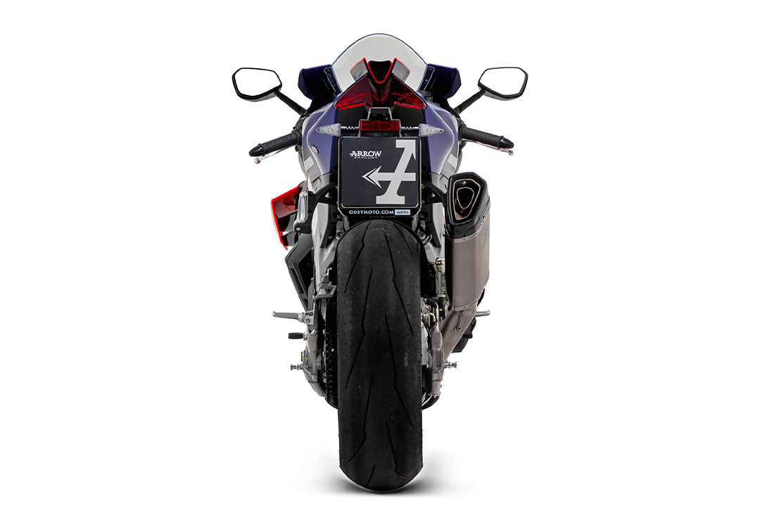 Escape de Competición ARROW PISTA con Tubo Intermedio de Titanio para Aprilia RSV4 1100 Factory 2021- , Tuono V4 2025-