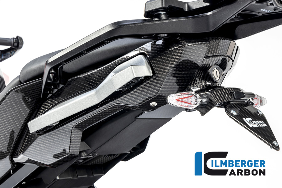 Carenado trasero de carbono Ilmberger chasislado izquierdo, brillante, BMW S1000XR 2020-2023