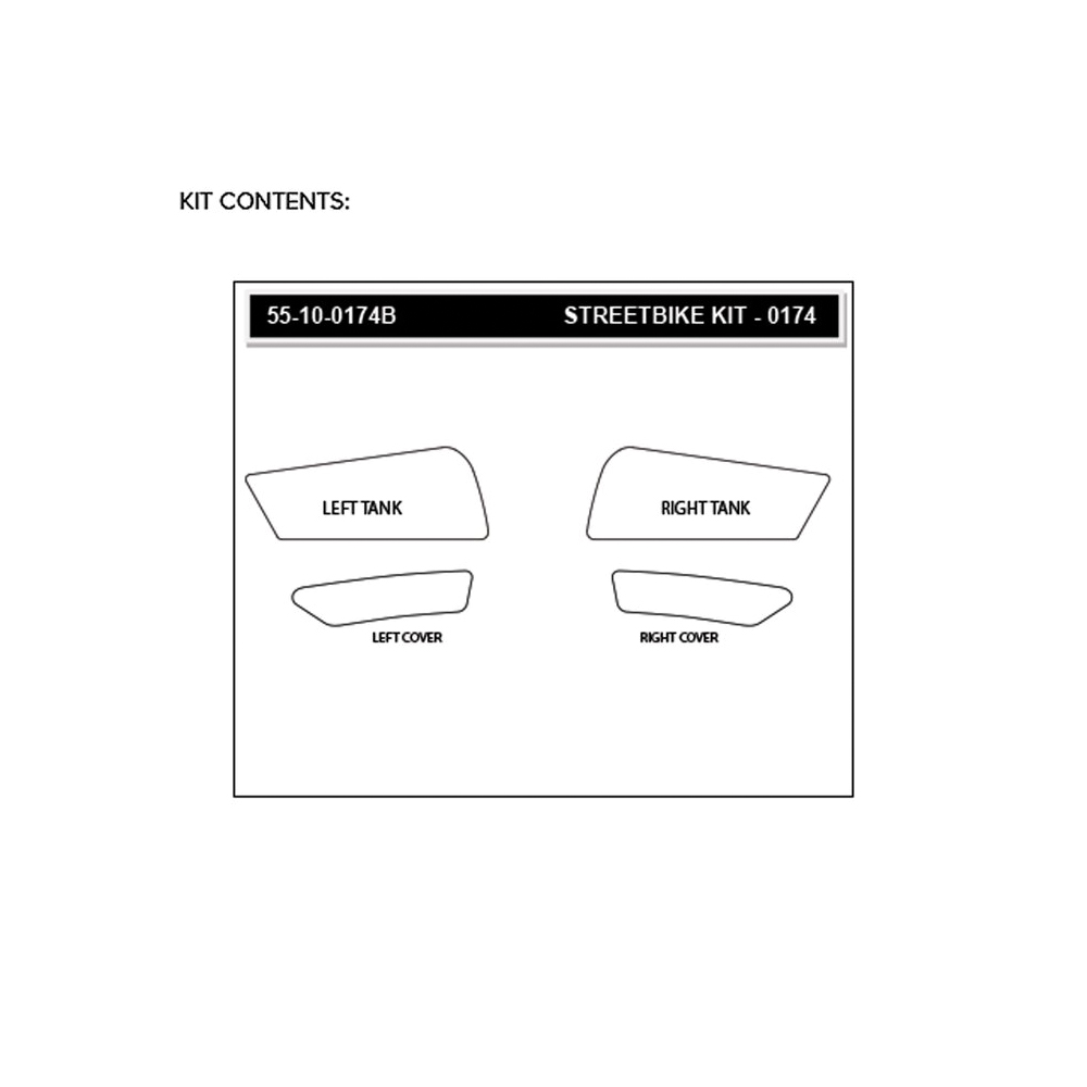 Stompgrip transparente, Volcano, para BMW F850GS Adventure, 2000-2024, M1000XR, 2024-2025, S1000XR, 2020-2025
