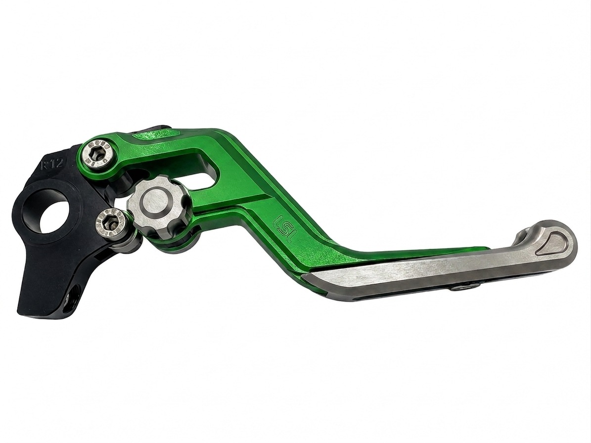 LSL ERGONIA Maneta de freno R23R Verde/Plata/Plata