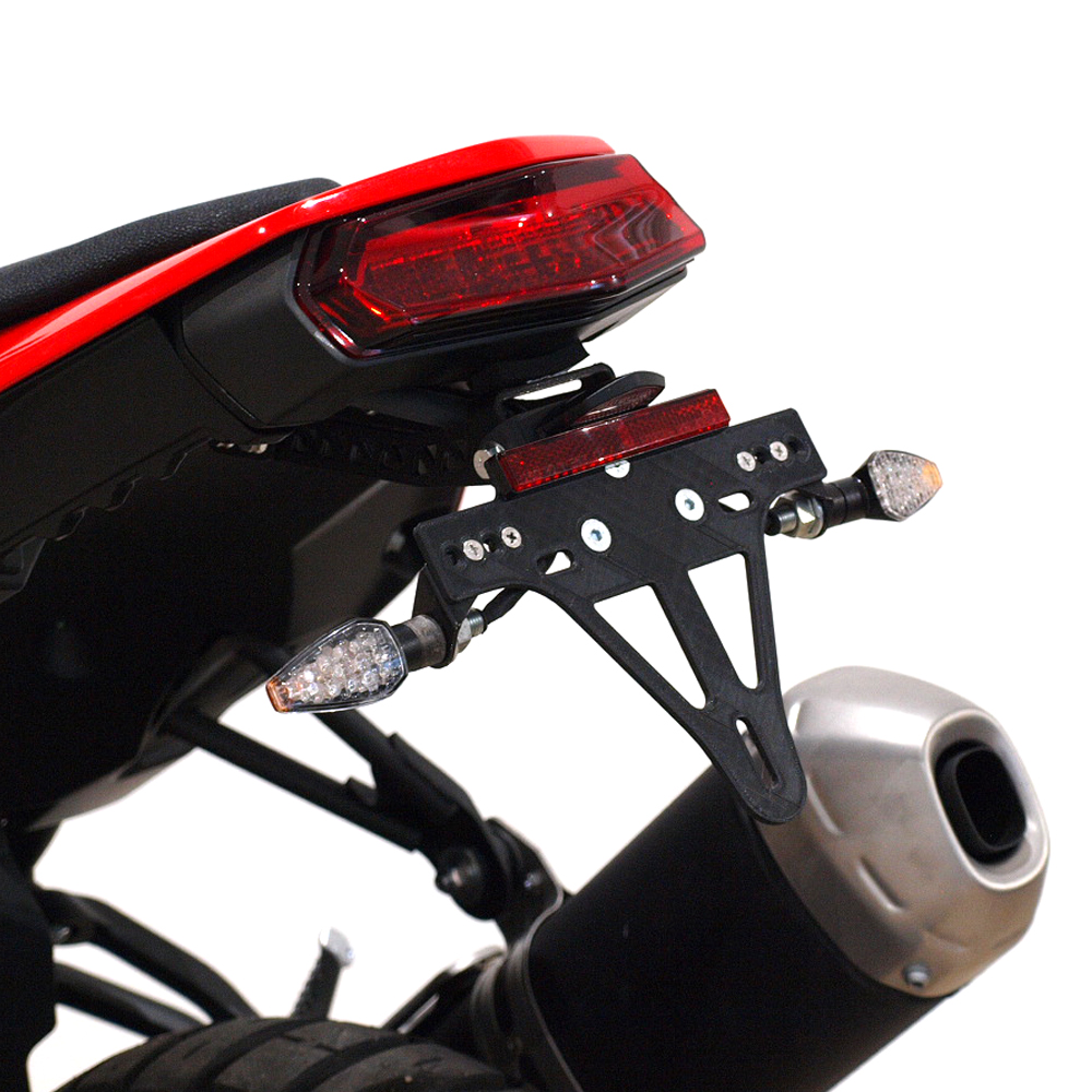 Soporte de matrícula alpha Technik para Yamaha Tenere 700, a partir del año de modelo 2019-