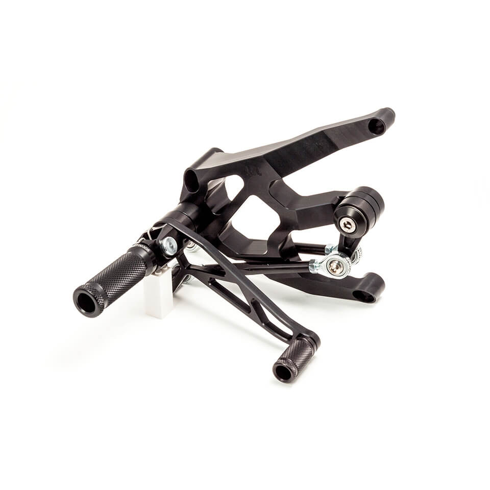 Estriberas LSL con ABE para Harley Davidson Sportster, 2004-2013 sin ABS, negro