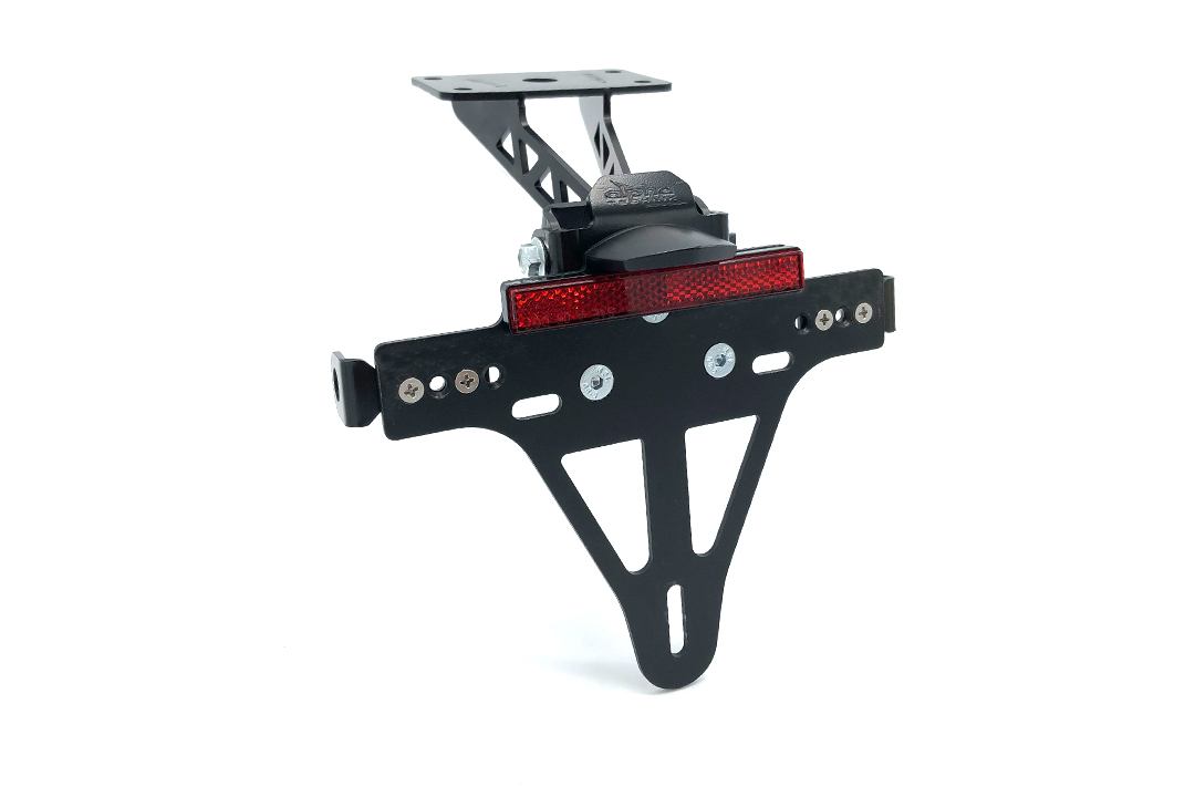 Soporte de matrícula alpha Technik para Yamaha MT07A, MT-07 y MT-07 Moto Cage, Tipo RM04, RM17 y RM18, a partir del año de modelo 2014-