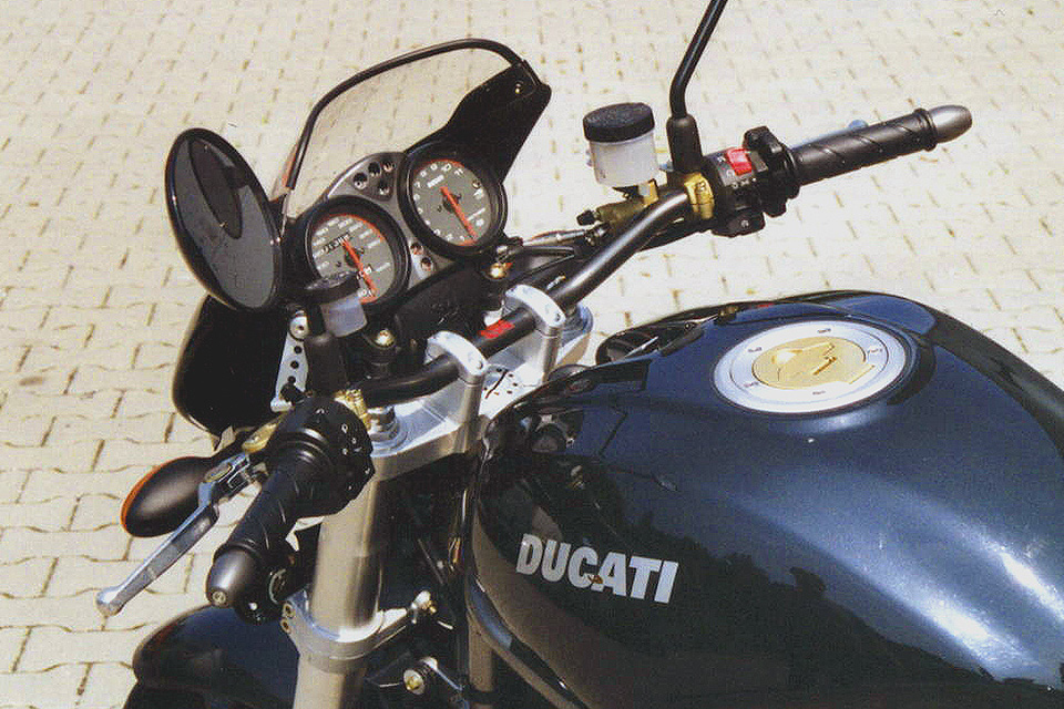 Kit Superbike LSL con certificado de homologación para Ducati Monster S4, Tipo M4, 2000-2004, plateado