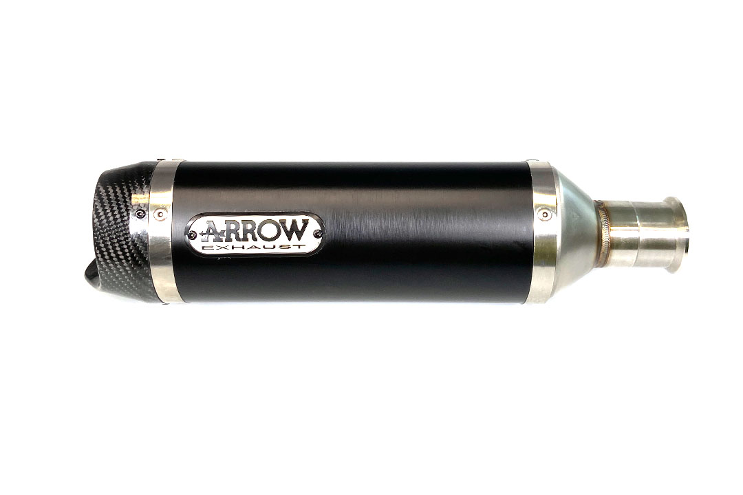 ARROW Escape DARK THUNDER para Yamaha YZF-R6 2006-2016, Aluminio negro