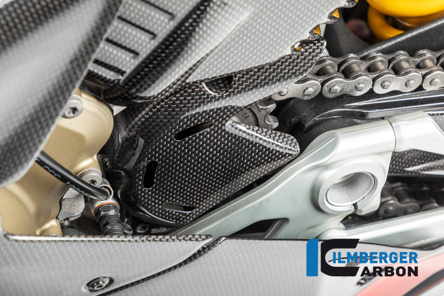 Cubierta de piñón de carbono Ilmberger brillante Ducati Panigale V4/V4S /V4 R